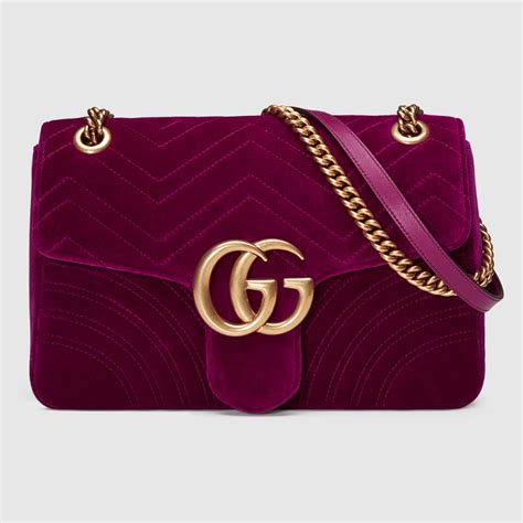 gucci handbag velvet|Gucci marmont top handle.